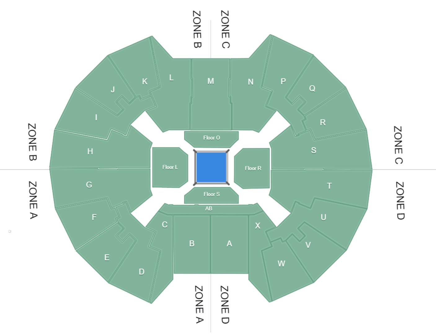 King Abdullah Sports City Anthony Joshua vs Oleksandr Usyk Venue Seating Plan