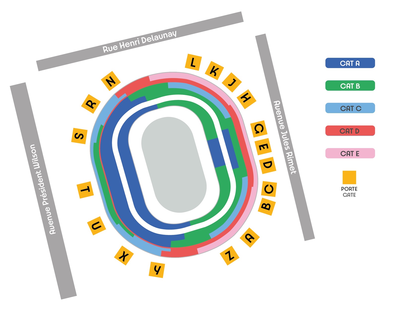 Stade De France Olympic Closing Ceremony Venue Seating Plan