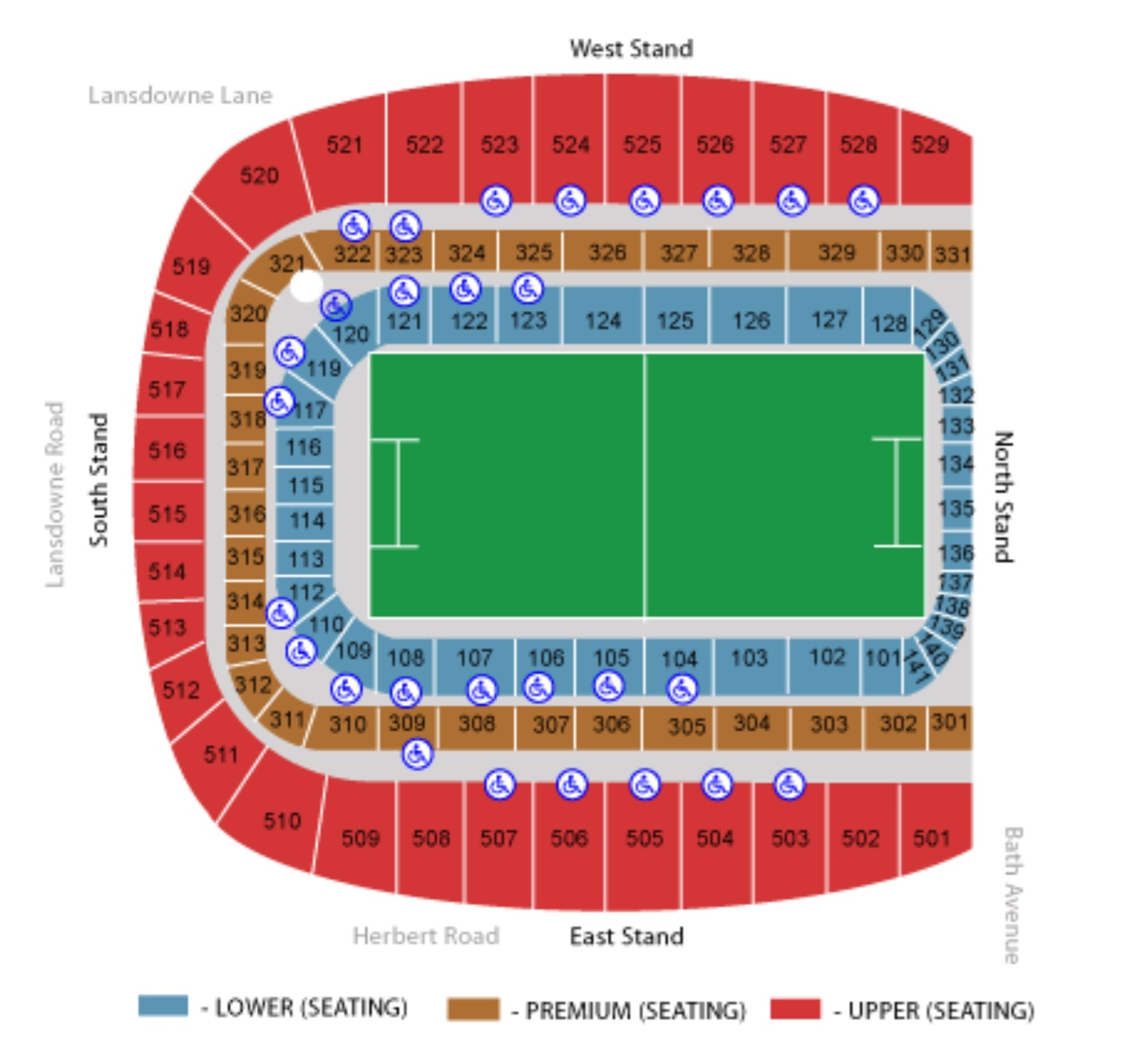 Aviva Stadium Lions Vs Argentina Venue Seating Plan