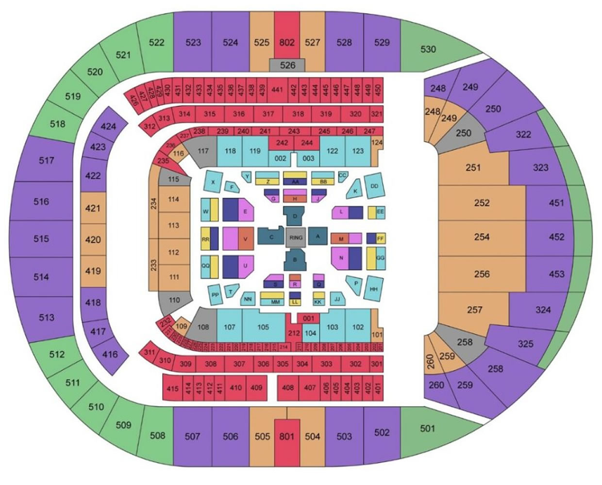 Tottenham Hotspur Stadium Chris Eubank Jr Vs Conor Benn Venue Seating Plan