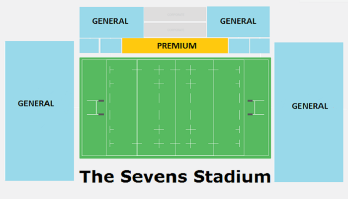 The Sevens Stadium Dubai Sevens Venue Seating Plan