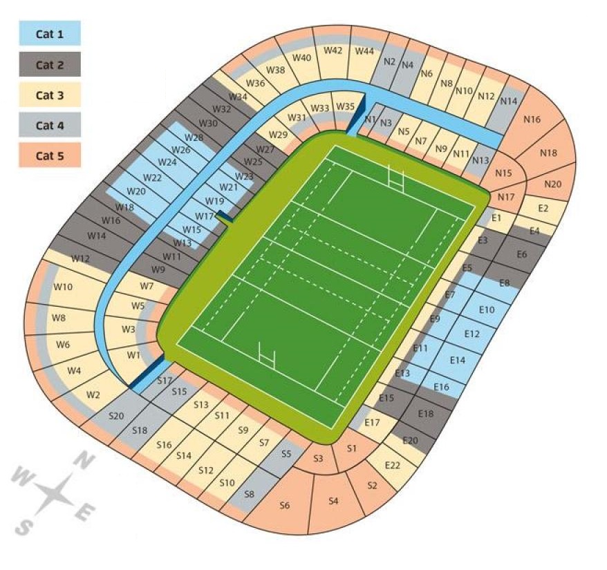Murrayfield Stadium Scotland Vs Italy Venue Seating Plan