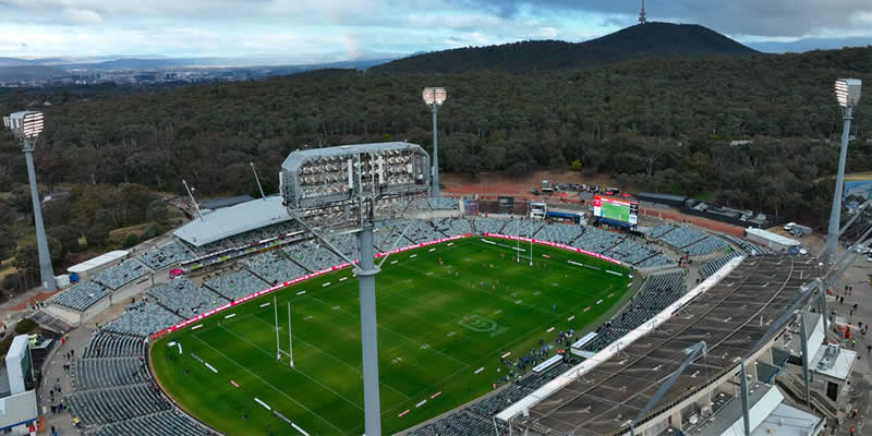 GIO Stadium Canberra Lions vs ACT Brumbies Venue Seating Plan