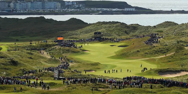 Royal Portrush Golf Club British Open Saturday Day 3 Venue Seating Plan