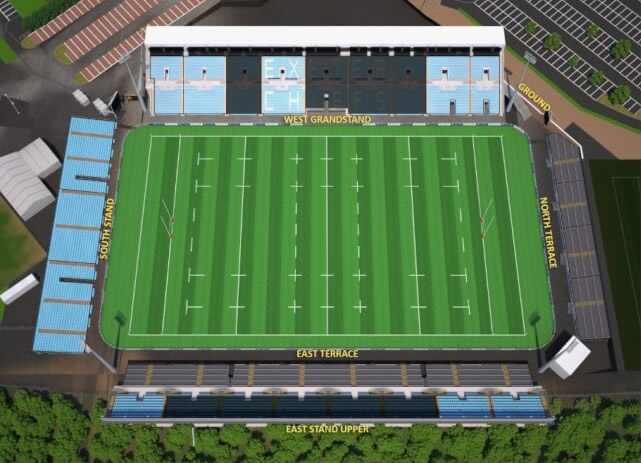 Sandy Park Canada vs Scotland Venue Seating Plan