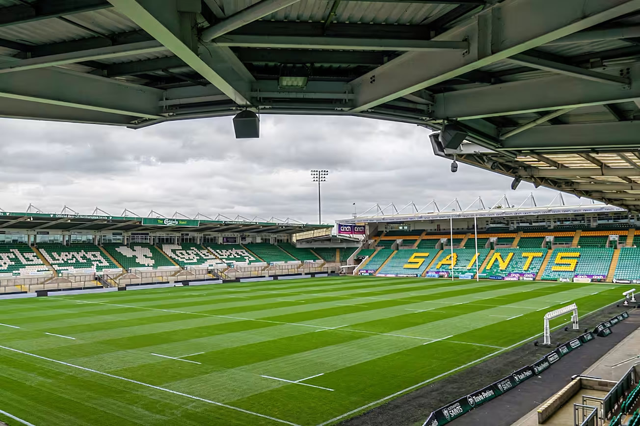 Franklin's Gardens Ireland vs Spain Venue Seating Plan