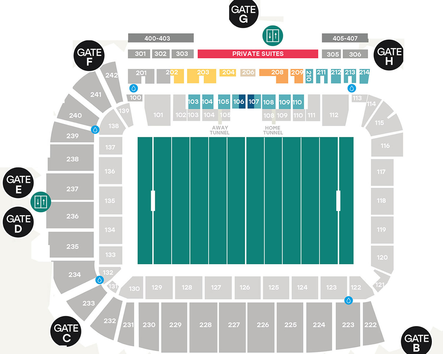 Queensland Country Bank Stadium Wallabies Vs Argentina Venue Seating Plan