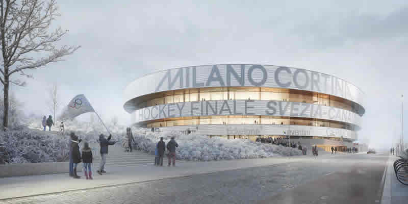 Milano Ice Skating Arena Olympic Figure Skating Venue Seating Plan