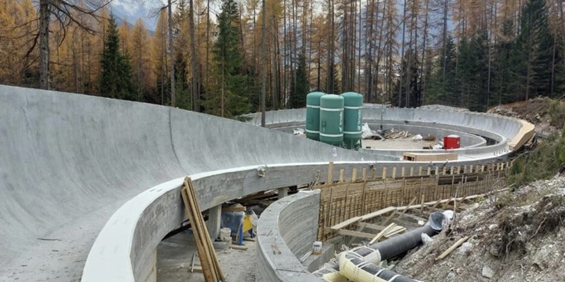 Cortina Sliding Center Olympic Luge Venue Seating Plan