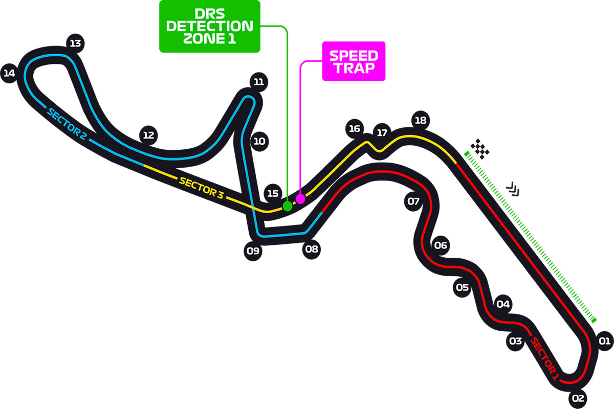 Suzuka Circuit Japanese Grand Prix Sunday Venue Seating Plan