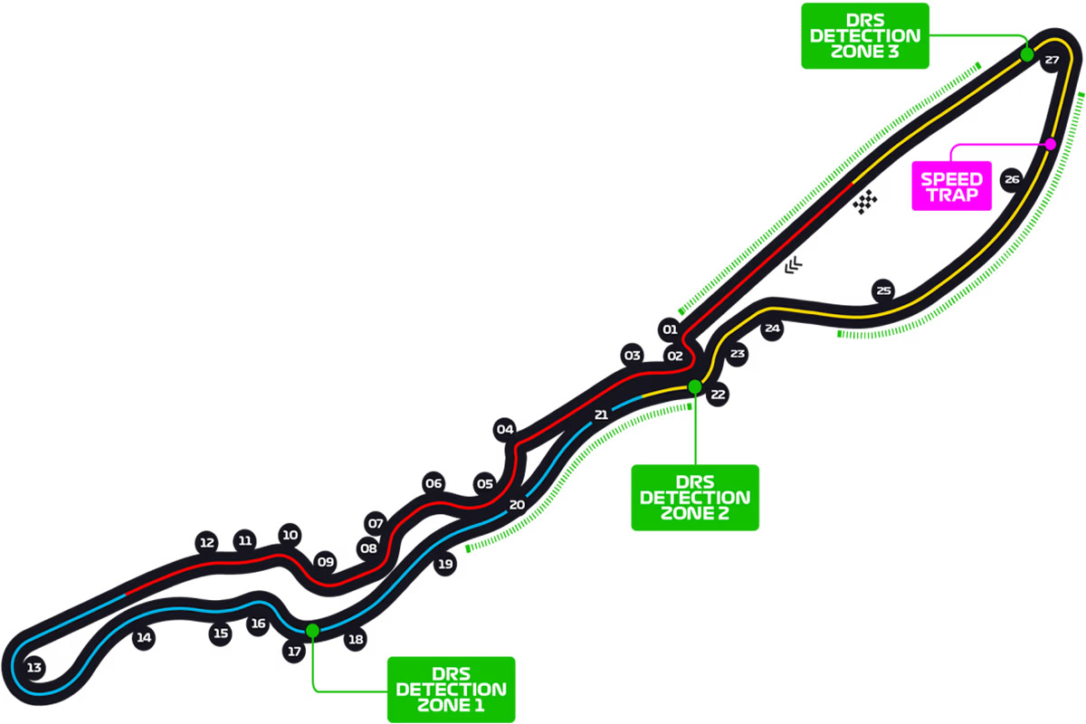 Jeddah Street Circuit Saudi Arabian Grand Prix Saturday Venue Seating Plan