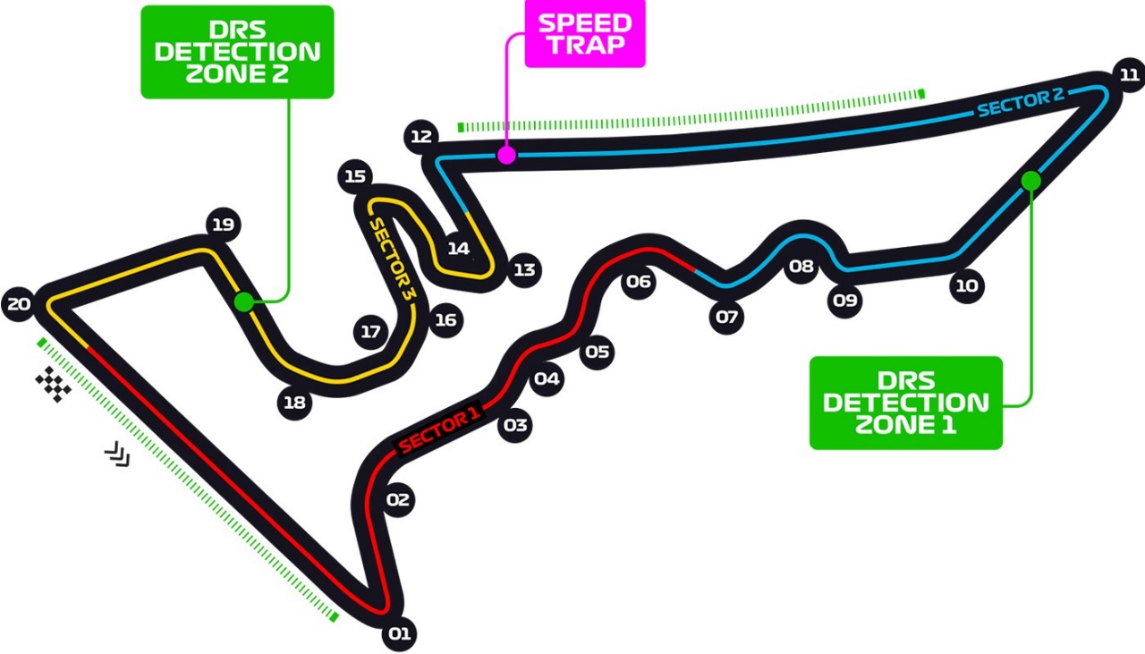 Circuit of the Americas United States Grand Prix Saturday Venue Seating Plan