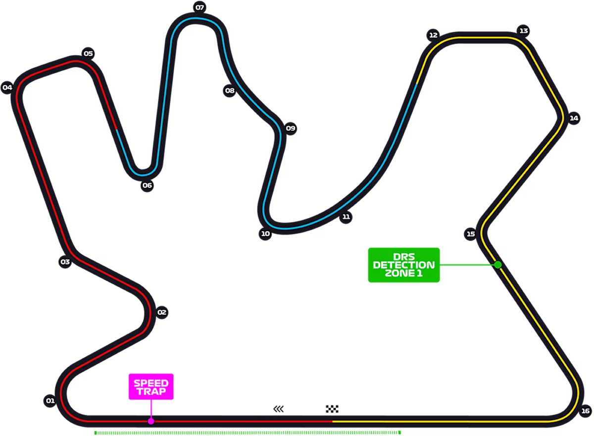 Lusail International Circuit Qatar Grand Prix Saturday Venue Seating Plan