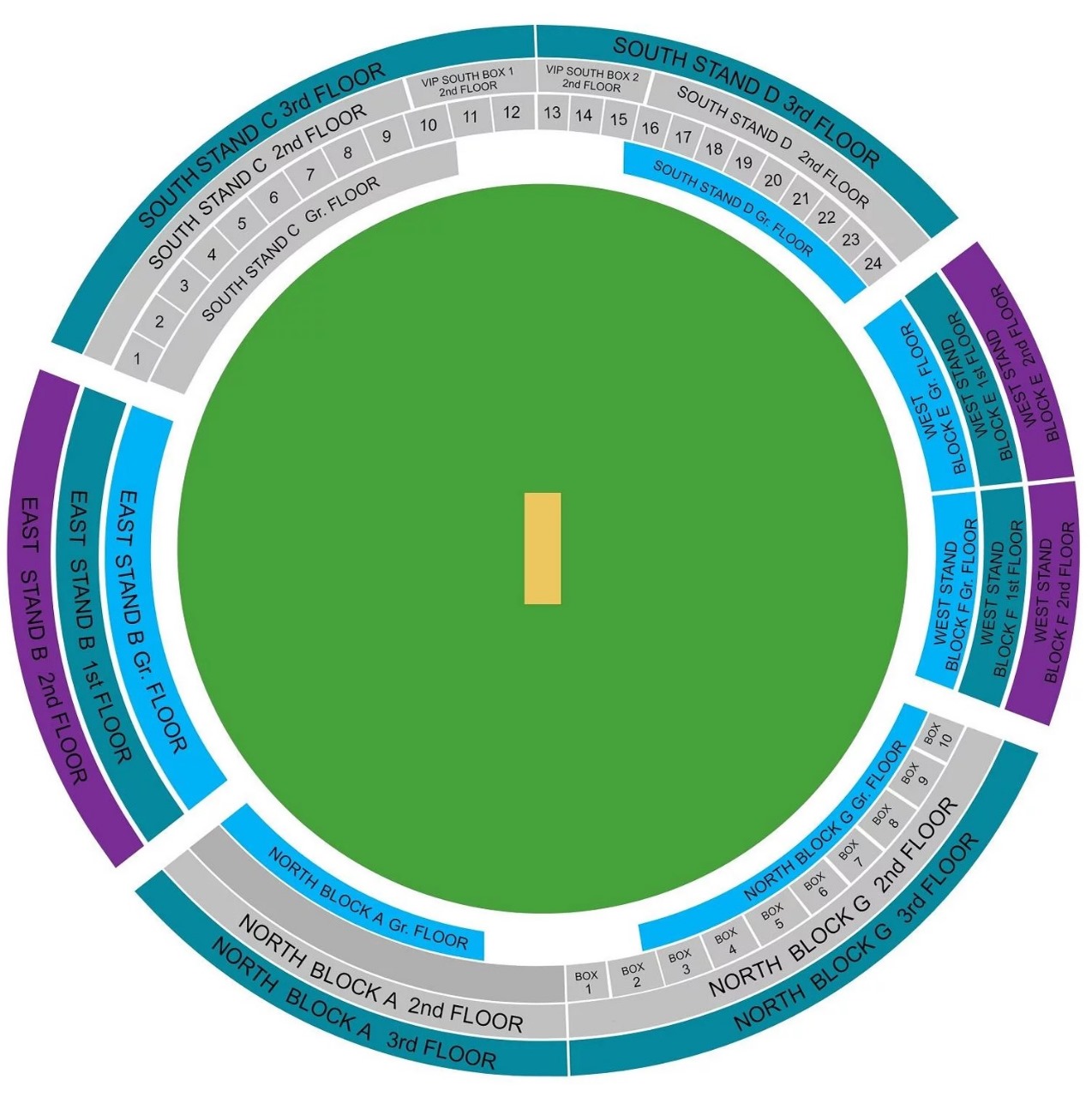 Assam Cricket Association Stadium Rajasthan Royals Vs Kolkata Knight Riders Venue Seating Plan